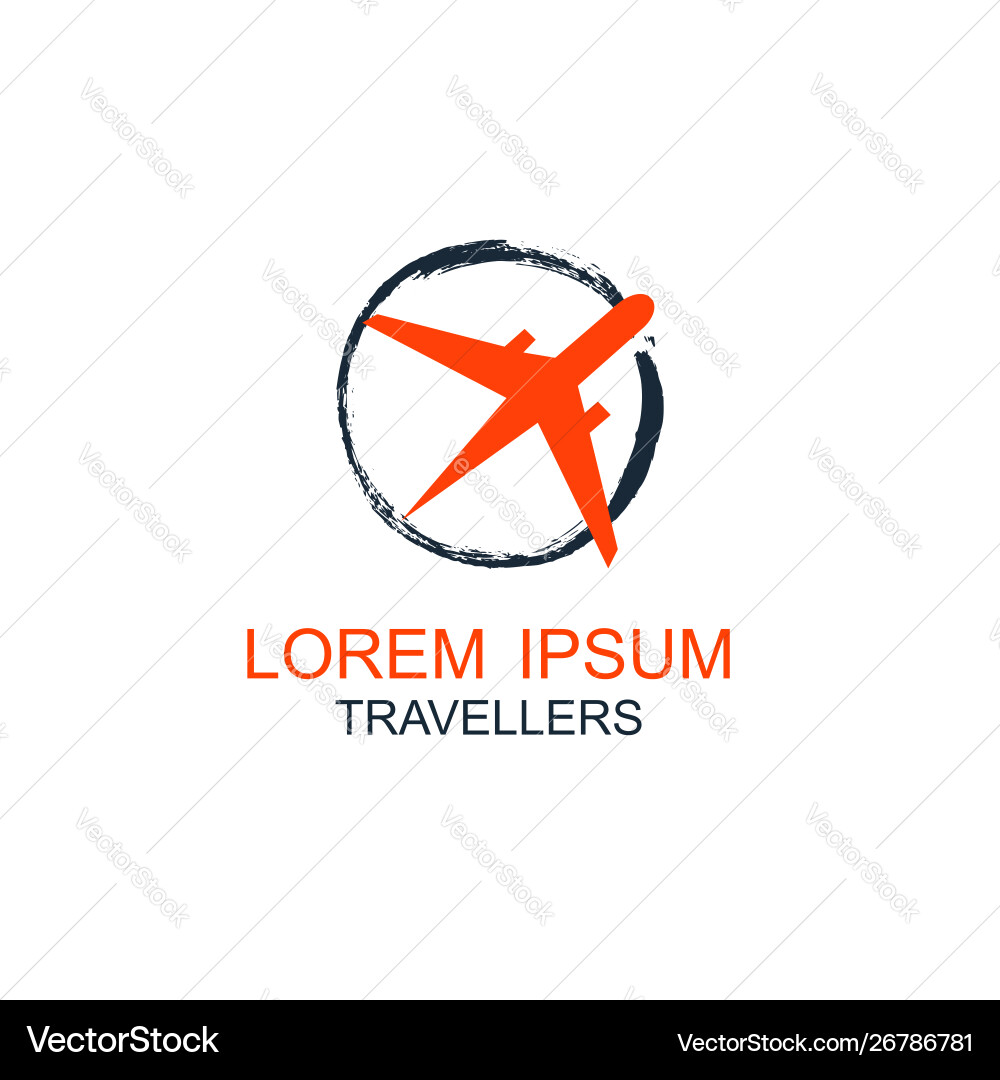Reise Logo Urlaub Touristische Geschäftsreise Reise Logo Urlaub Touristische Geschäftsreise vektorbild