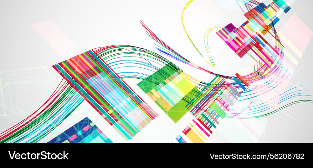 Abstract colorful background with different Abstract colorful background with different vector image