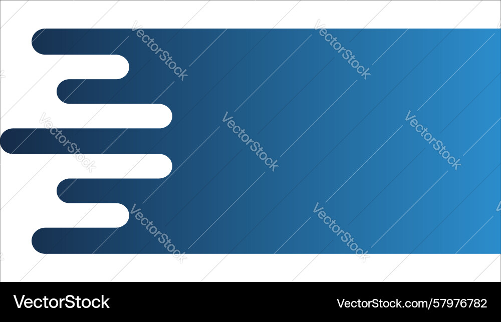 Blue gradient background design with abstract Vector Image