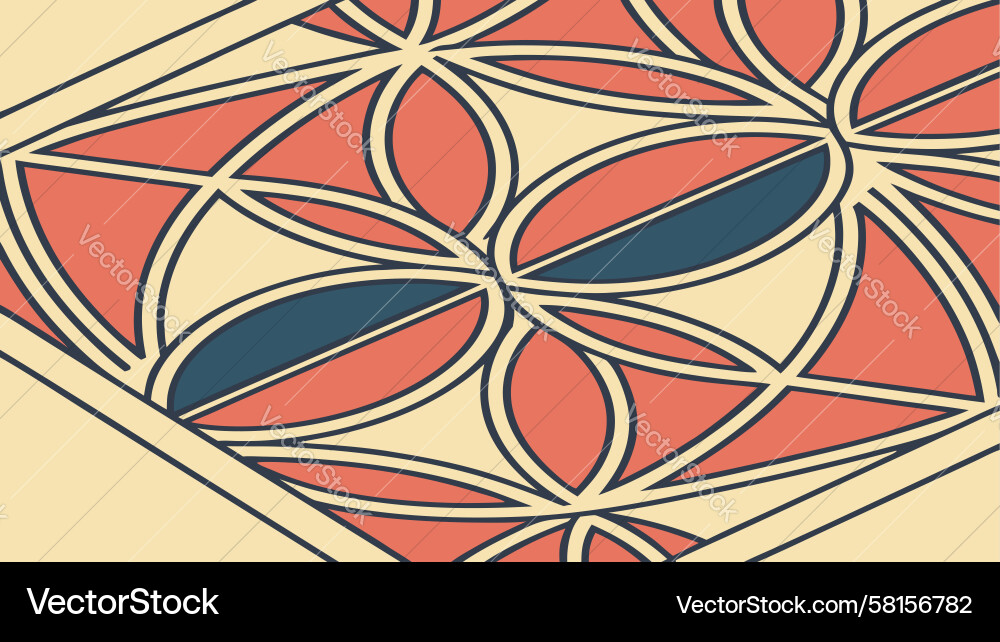 Geometric Checkerboard Pattern Vector Image