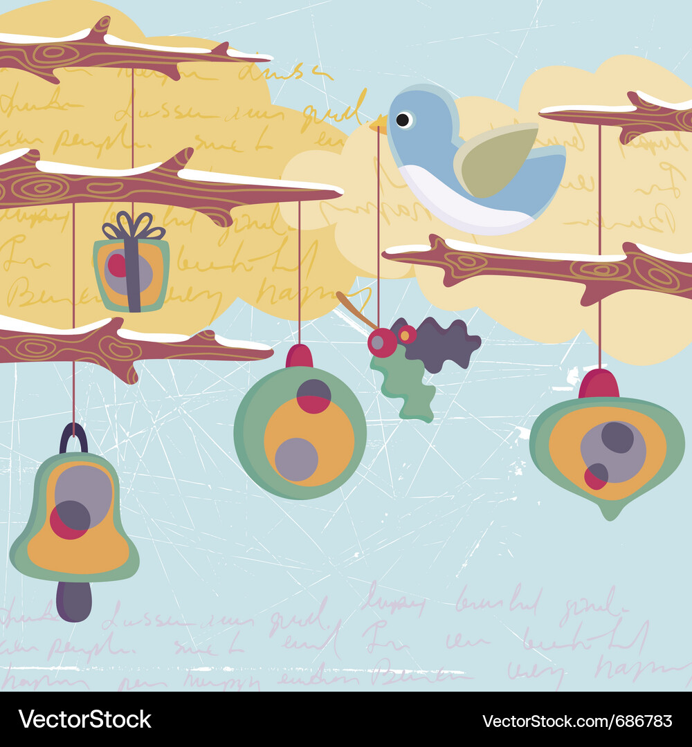 Christmas decoration Vector Image