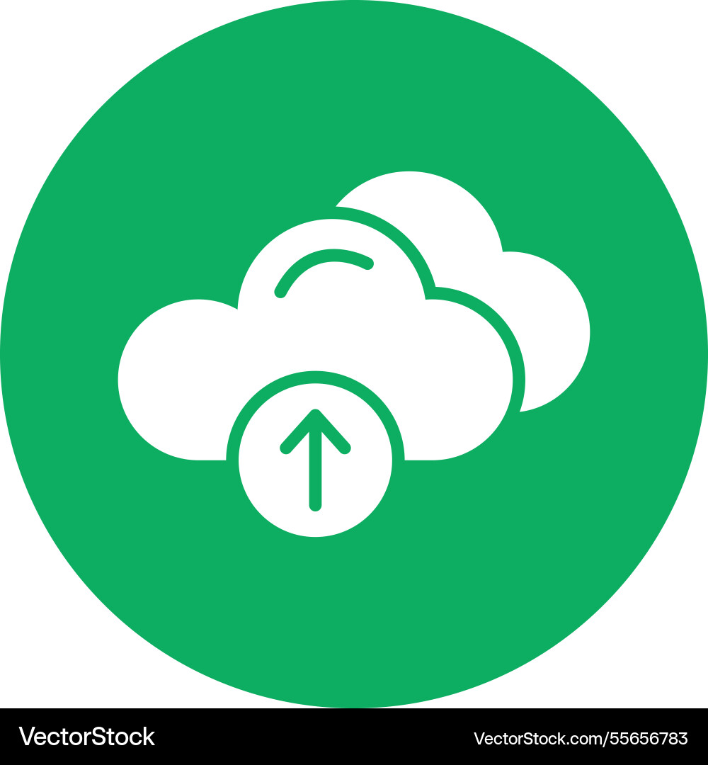 Cloud upload icon design Vector Image