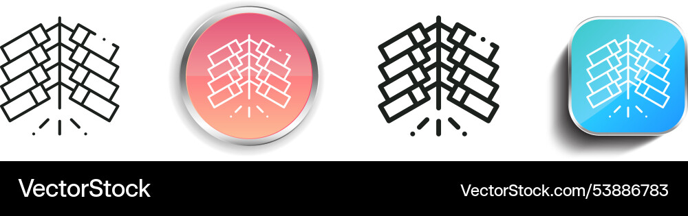 Fireworks-Symbol dünn linear regelmäßig und Taste Fireworks-Symbol dünn linear regelmäßig und Taste vektorbild