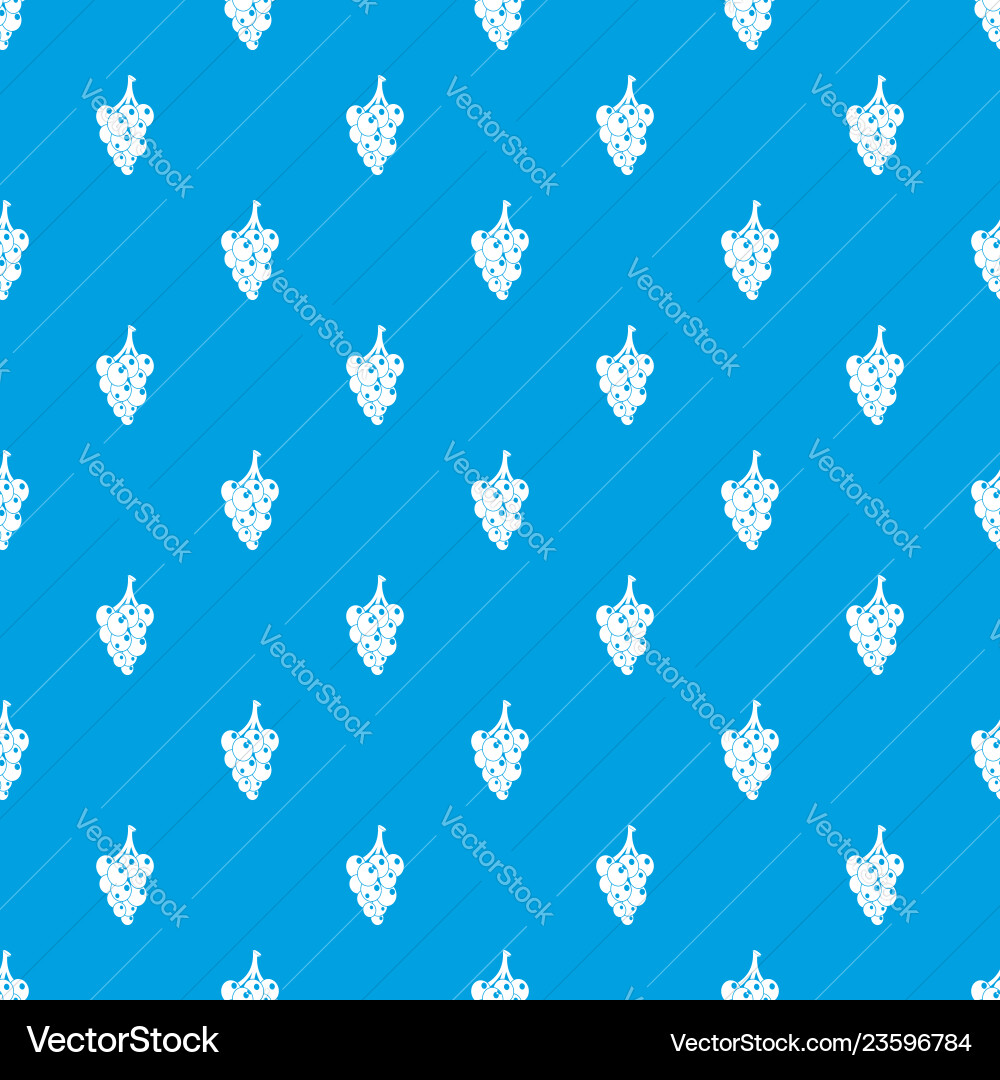Grape pattern seamless blue Grape pattern seamless blue vector image