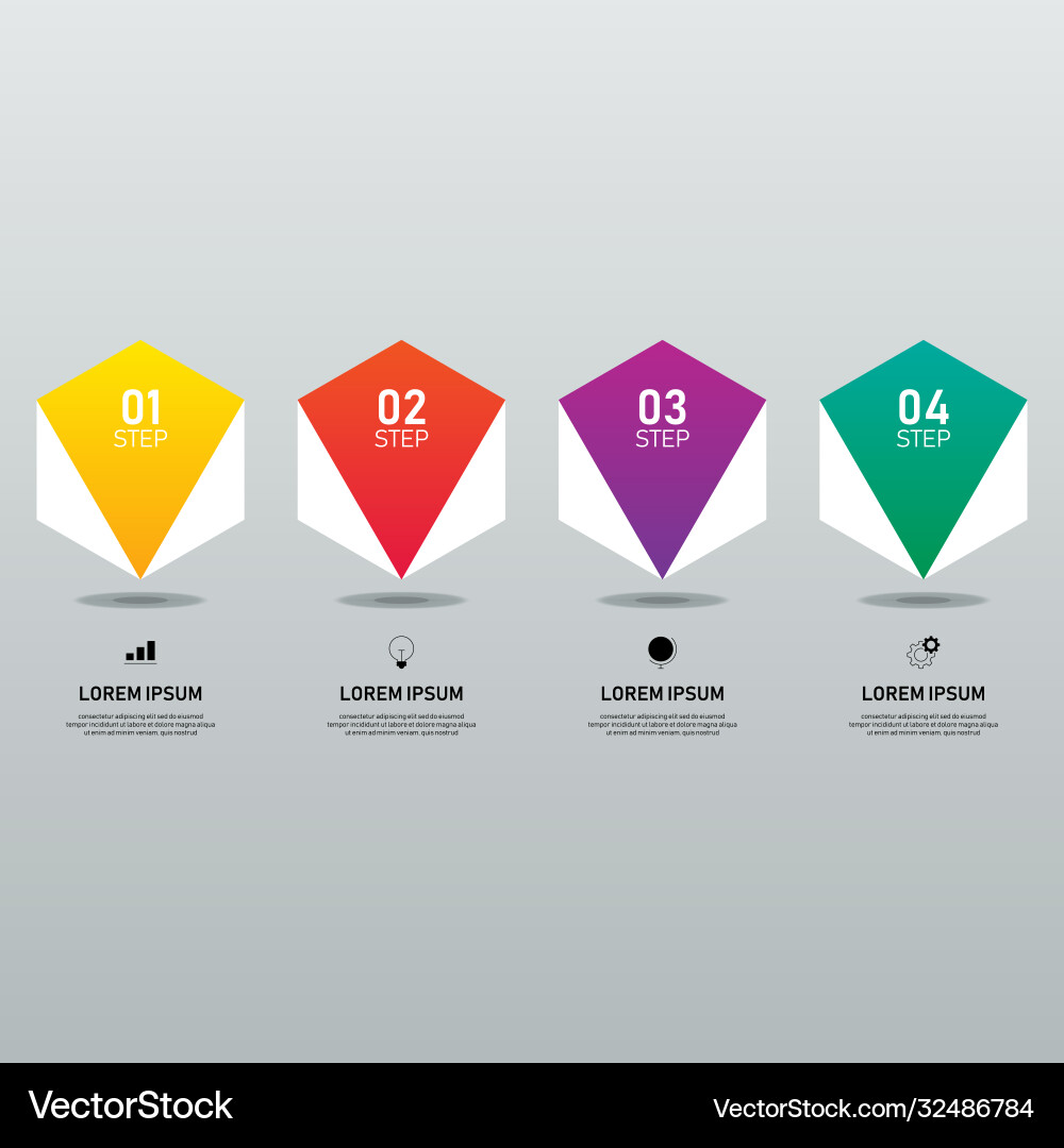 Infographic design element template for business Infographic design element template for business vector image