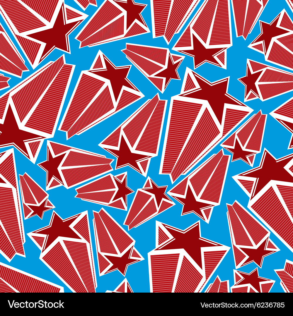 Astronomy conceptual background pentagonal comet Vector Image