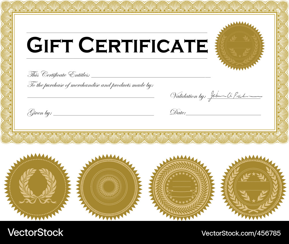 Certificate Gold Frame Vector Free - Infoupdate.org