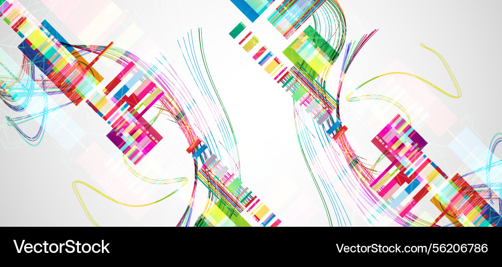 Abstract colorful background with different Abstract colorful background with different vector image