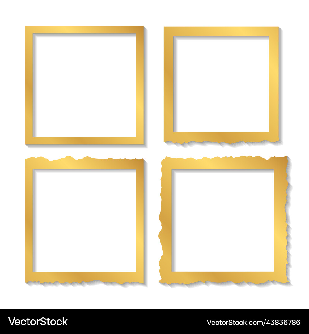 Decorative pattern frames vector image