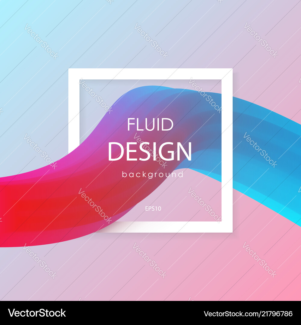 Liquid Color Abstract Background vector image