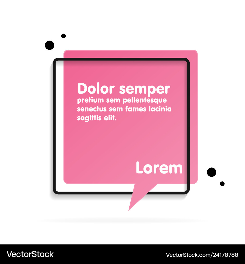 Quote text bubble commas note message and comment Quote text bubble commas note message and comment vector image