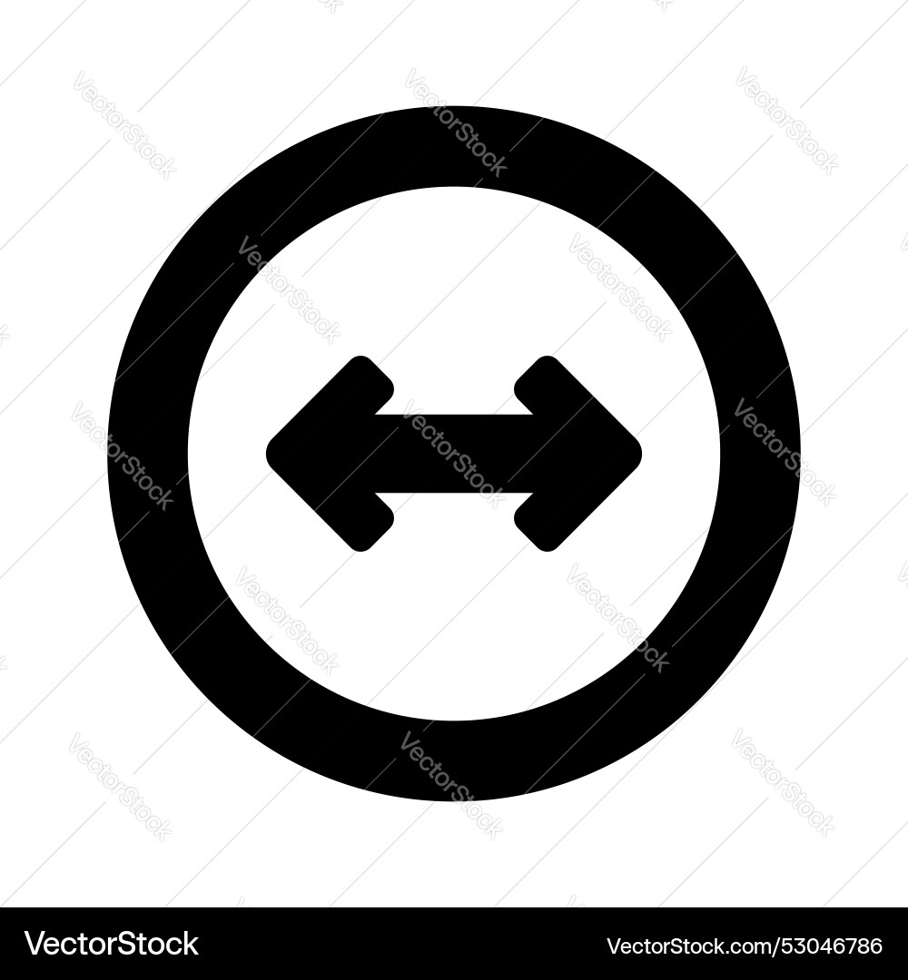 Resize arrows design isolated on white background Vector Image