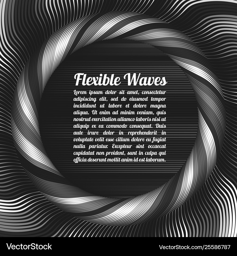 Abstract background waved lines Royalty Free Vector Image