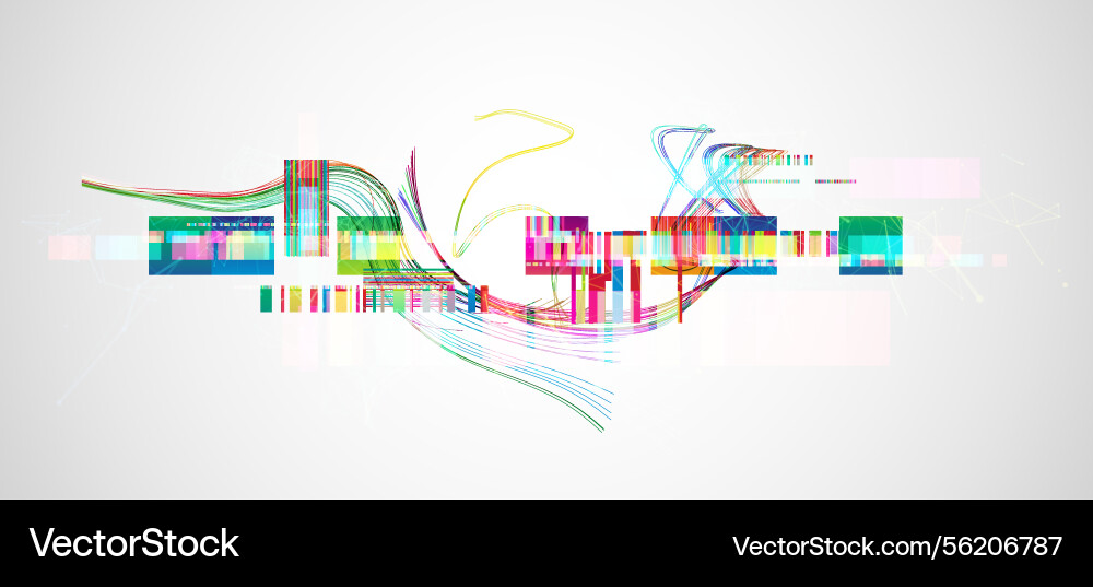 Abstract colorful background with different Abstract colorful background with different vector image