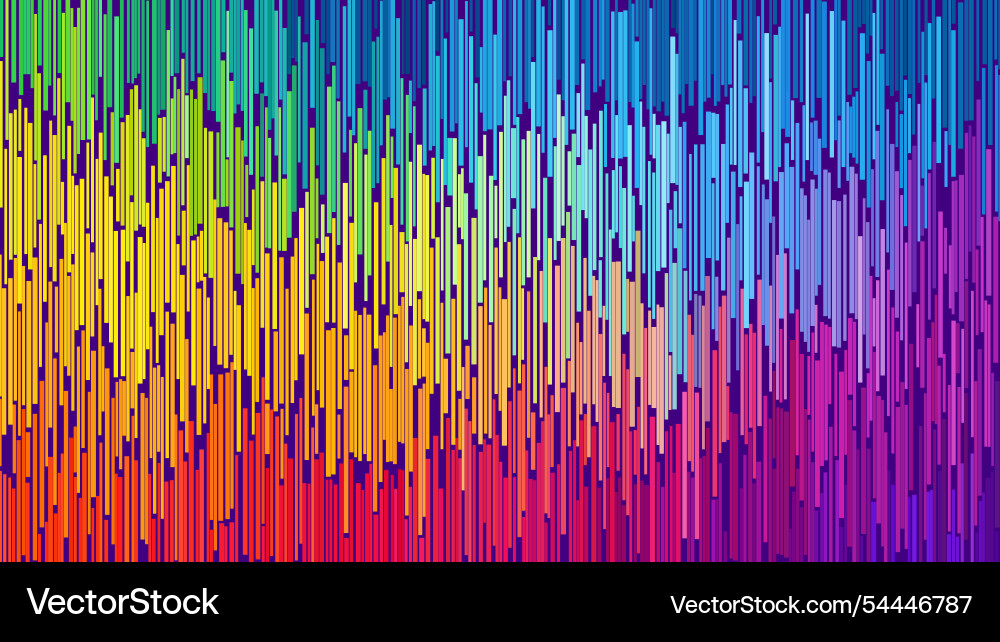 Rainbow vertical lines random colorful gradient Rainbow vertical lines random colorful gradient vector image
