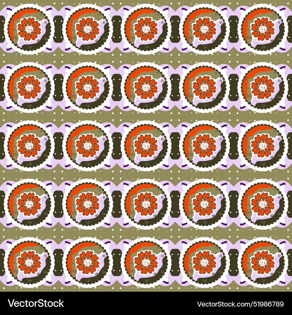Seamless geometric abstract pattern design Vector Image