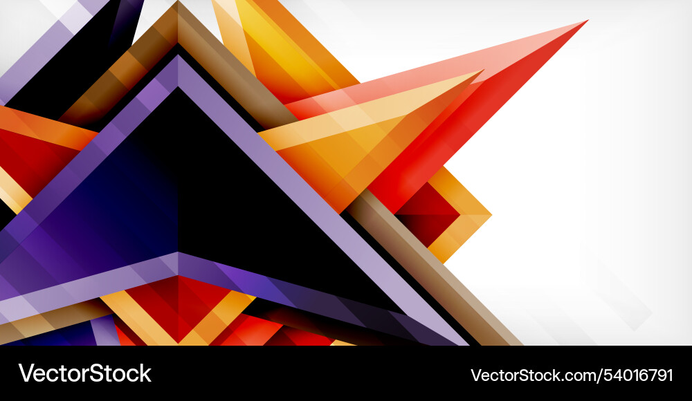 Arrows with 3d effect abstract background Arrows with 3d effect abstract background vector image