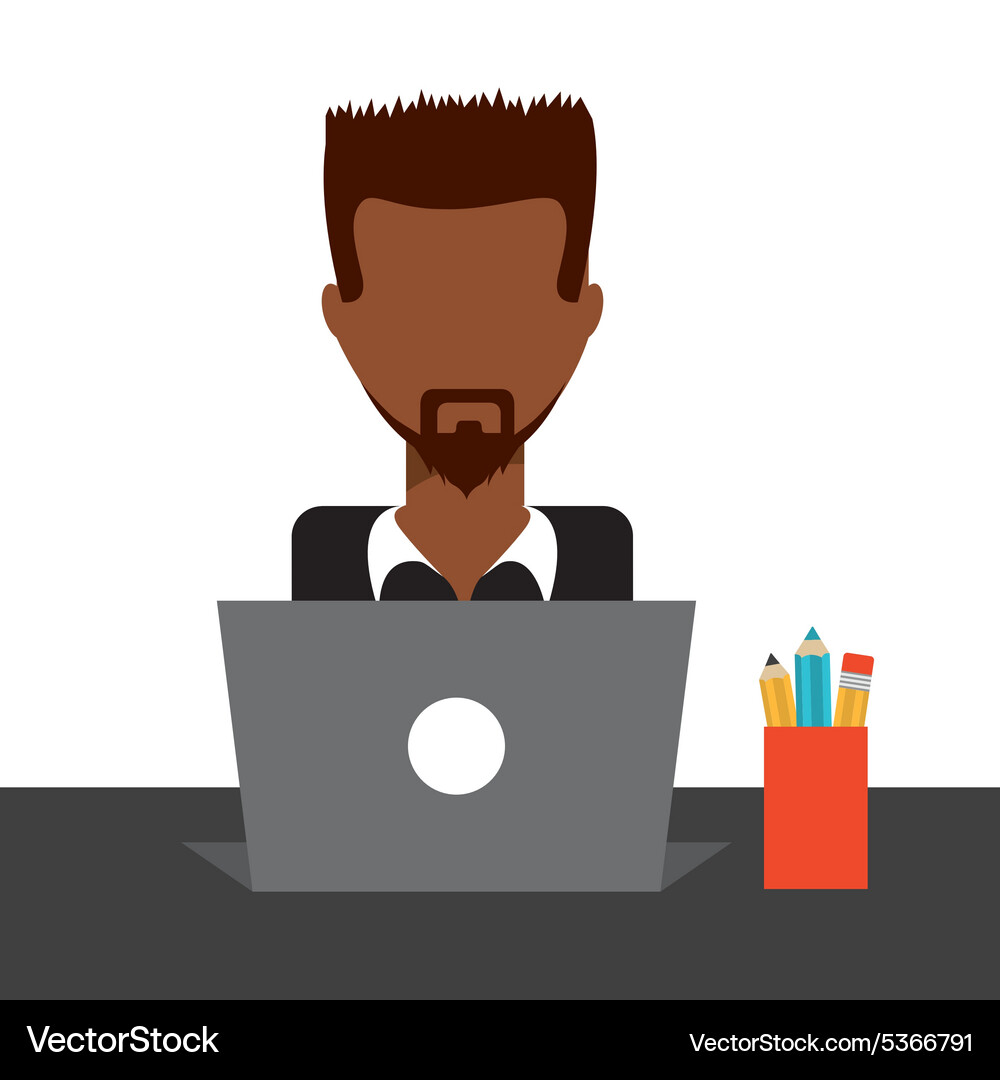 Modern Business User Vektorbild