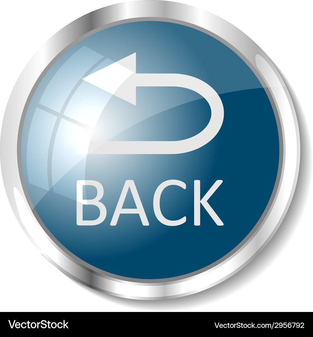 Blue web button Vector Image