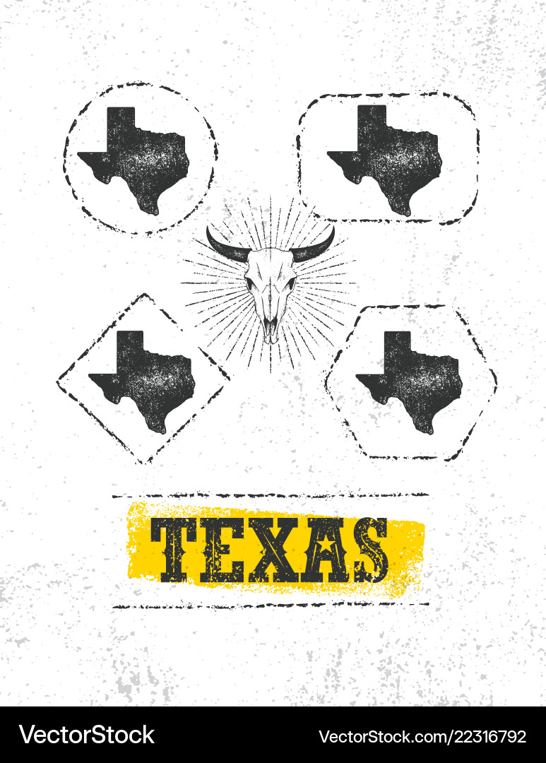 Texas pride rough grunge Texas pride rough grunge vector image