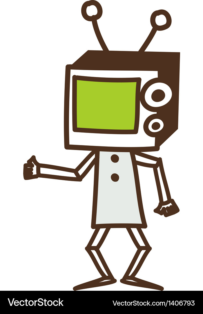 A robot Vector Image