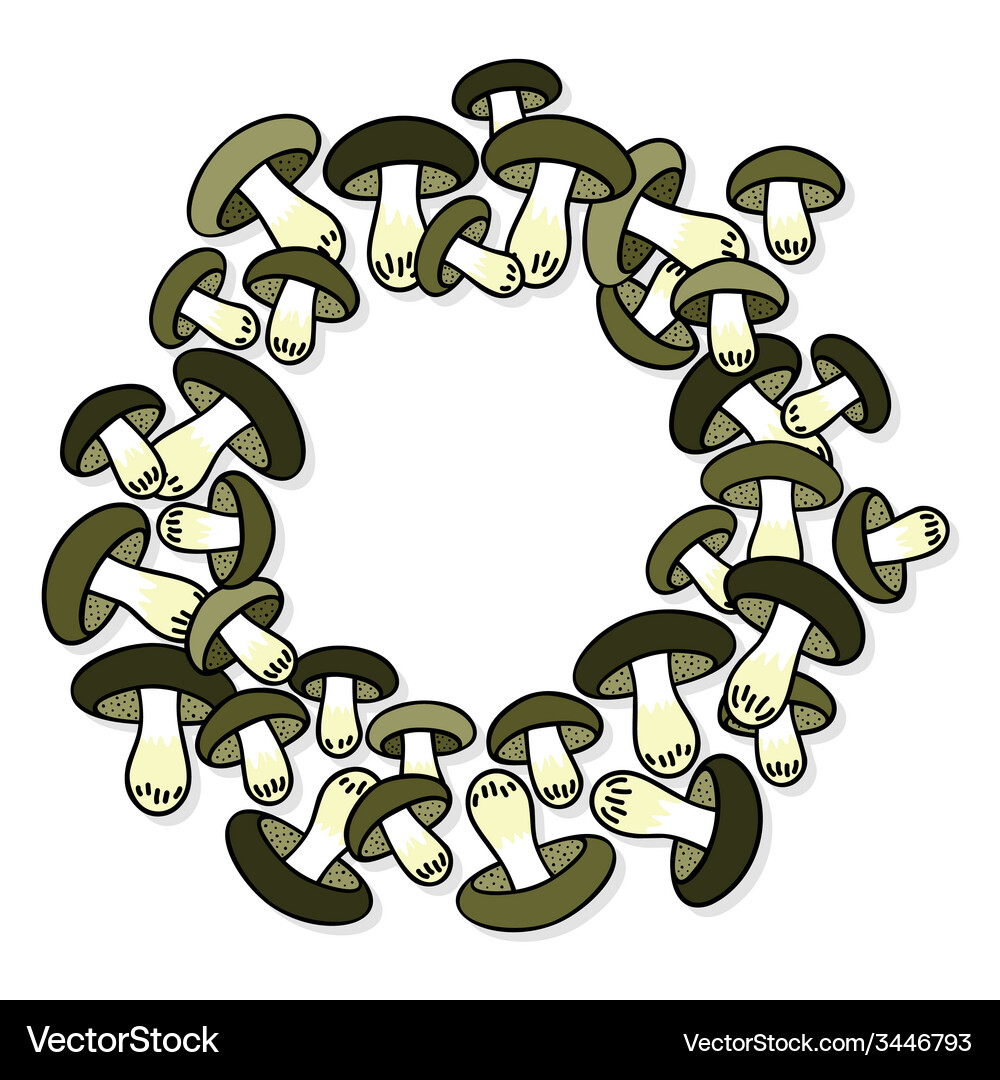 Mushroom pattern design Vector Image