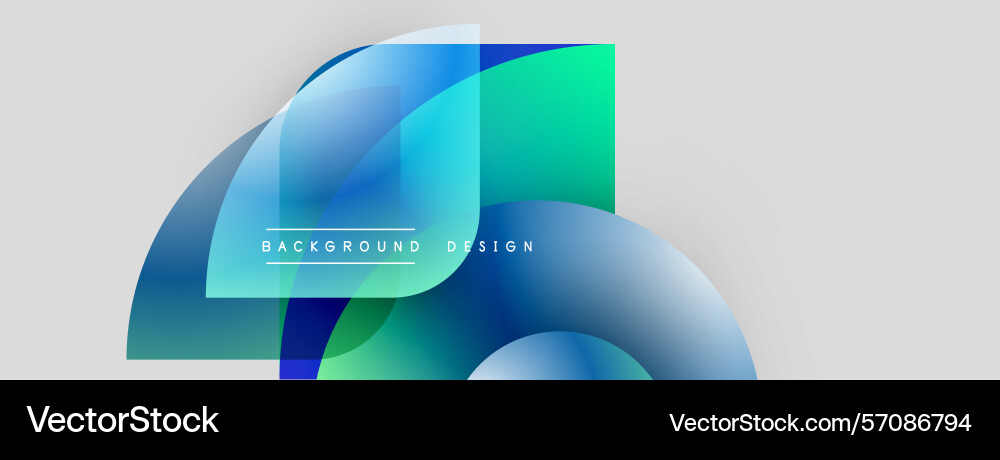 Abstract fluid shapes overlap creating dynamic Abstract fluid shapes overlap creating dynamic Vector Image