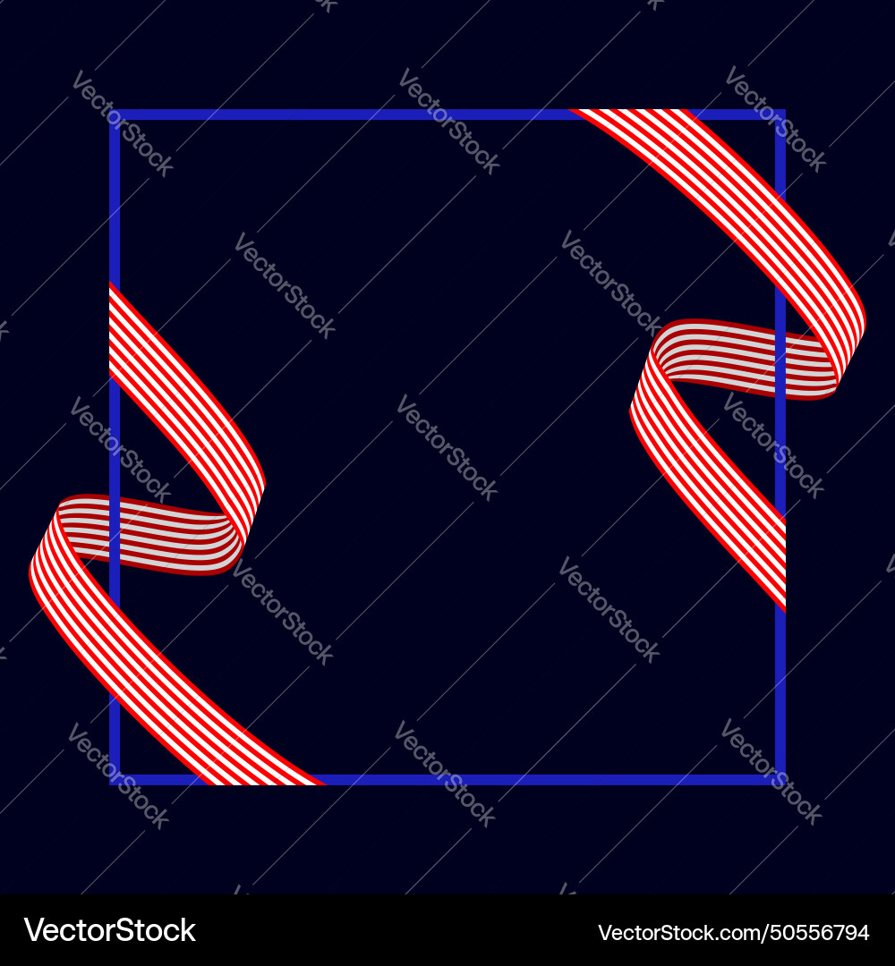 D-day element frame design template Vector Image