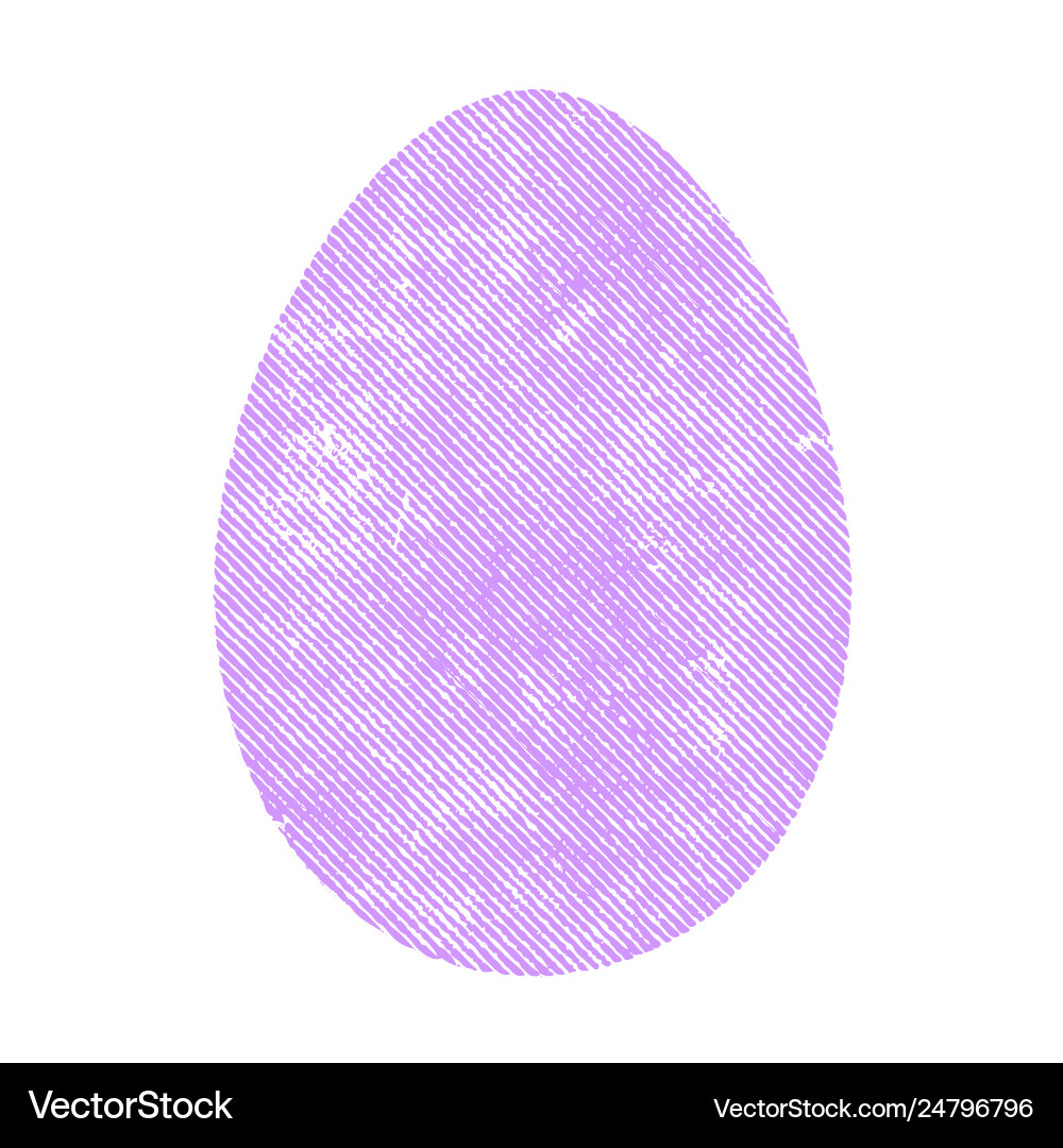 Grunge color egg Grunge color egg vector image