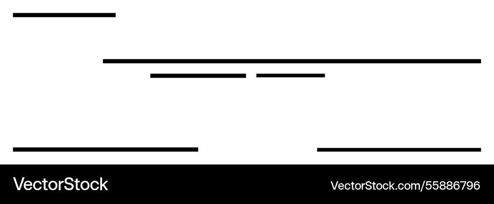 Minimalist horizontal lines creating abstract Minimalist horizontal lines creating abstract vector image