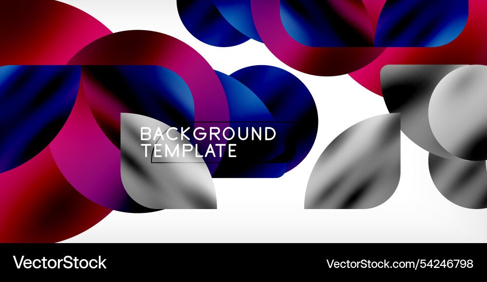Bright circles with shadows abstract background Bright circles with shadows abstract background Vector Image