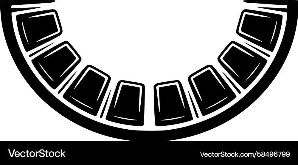Abstract Keypad Icon Vector Image
