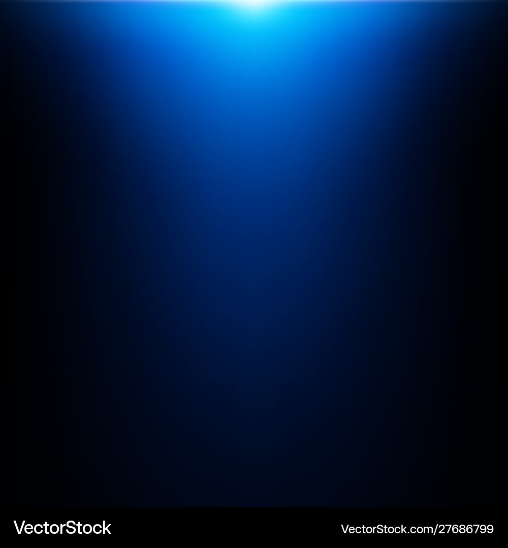 Dark background with blue light effect eps 10 vector image