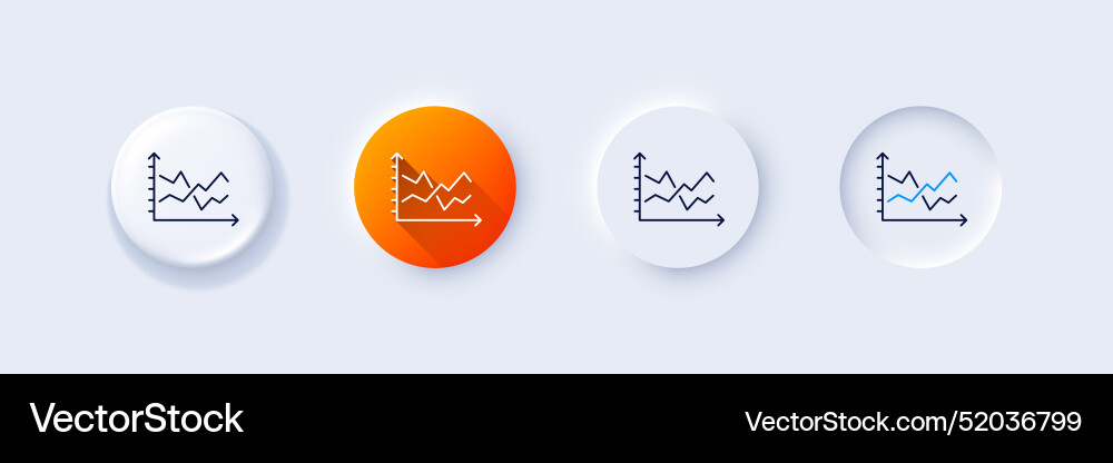 Diagram Chart Line Icon Presentation Graph Sign Vector Image Diagram Chart Line Icon Presentation Graph Sign Vector Image