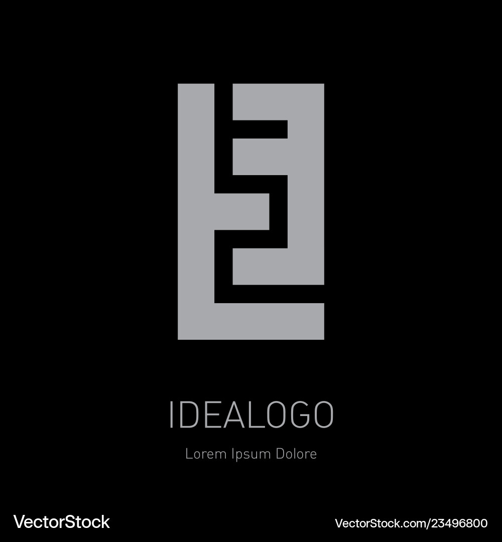 T3 Initial Monogram Logo Royalty Free Vector Image