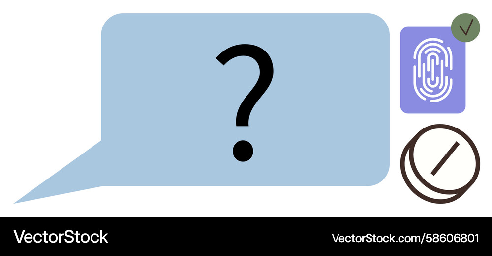 Security & Authentication Verification Vector Image