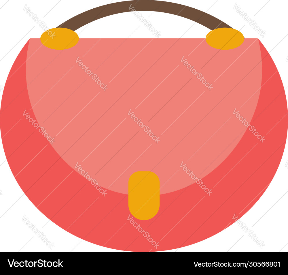 Women handbag flat icon blue modern bag isolated Women handbag flat icon blue modern bag isolated vector image