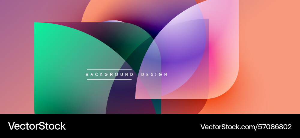 Abstract colorful overlapping shapes create Abstract colorful overlapping shapes create vector image