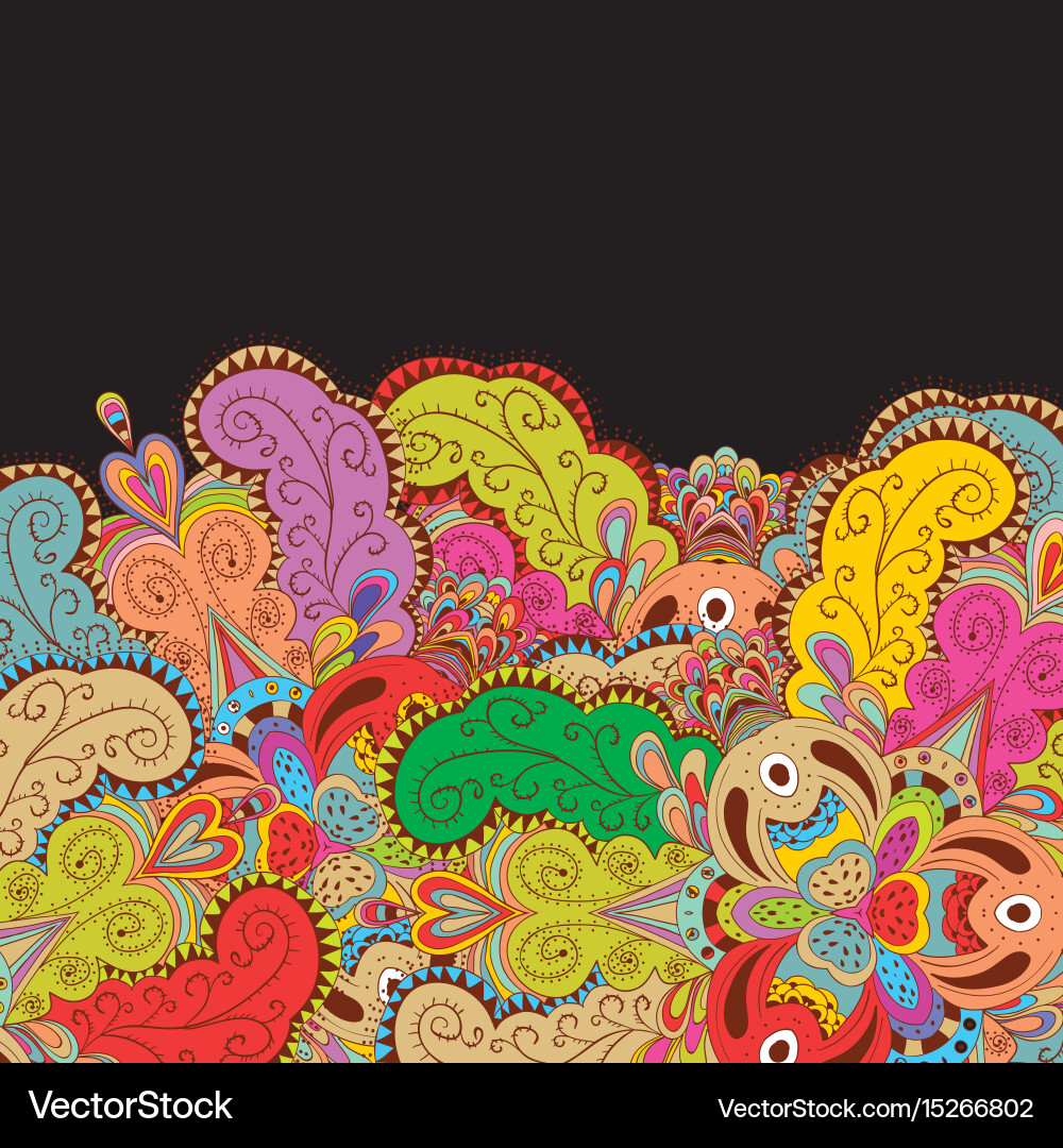 Decorative element border template vector image