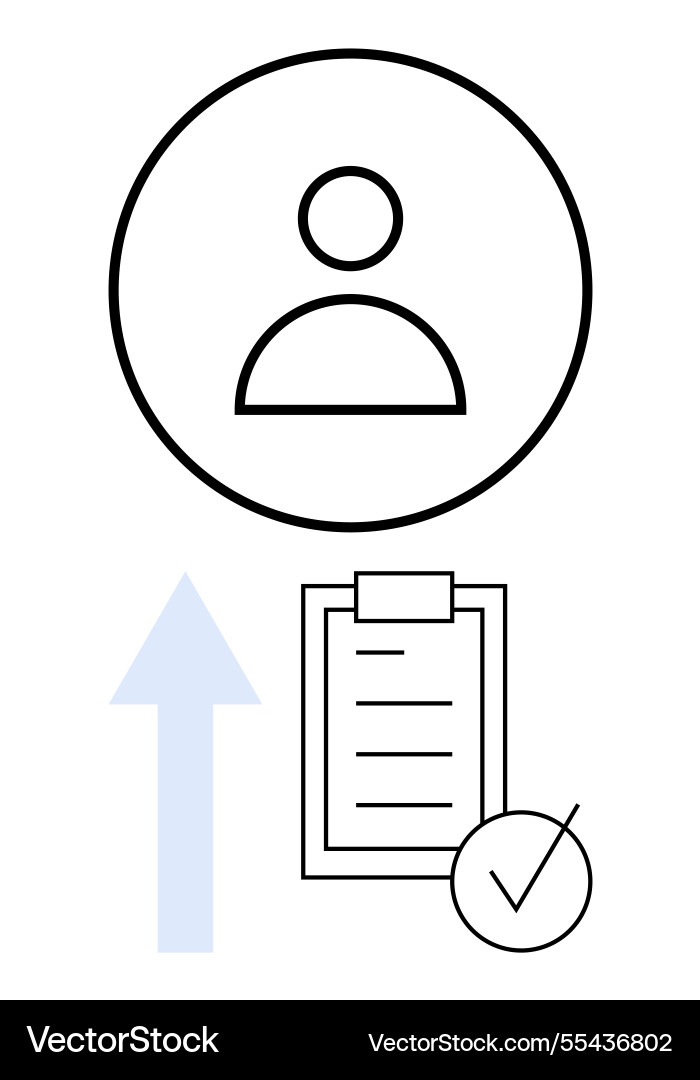 User profile update and task completion User profile update and task completion vector image