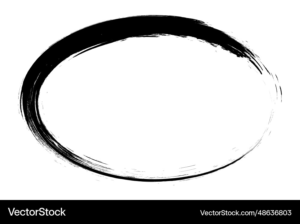Ellipse frame form grunge design element Ellipse frame form grunge design element vector image