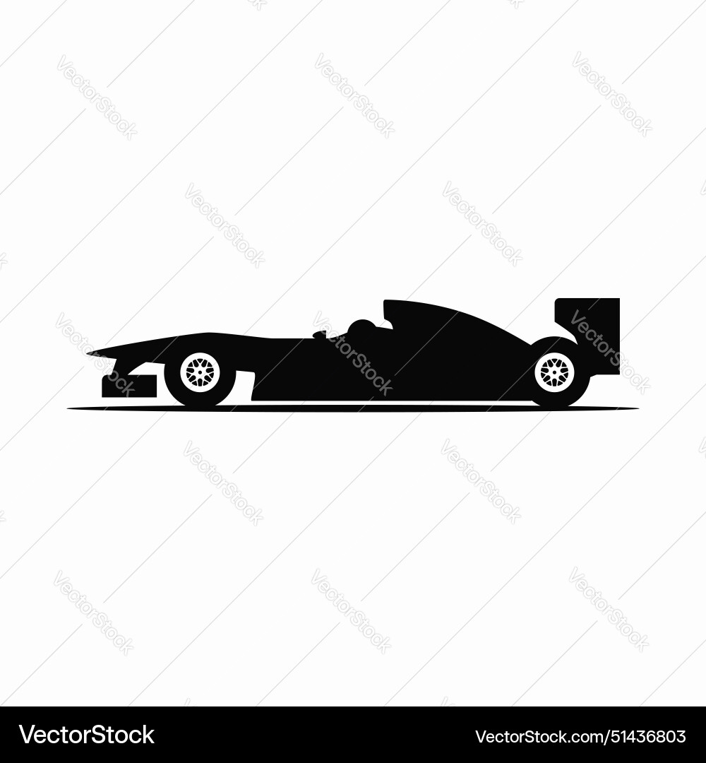 Formula race car icon Royalty Free Vector Image