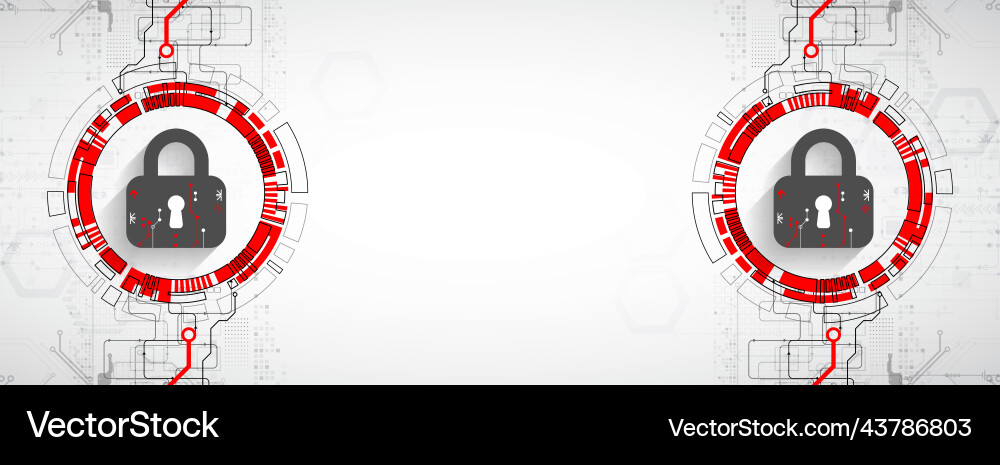 Personal data security cyber or information Vector Image