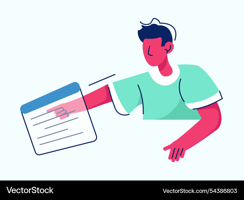Programmer at work process Programmer at work process vector image