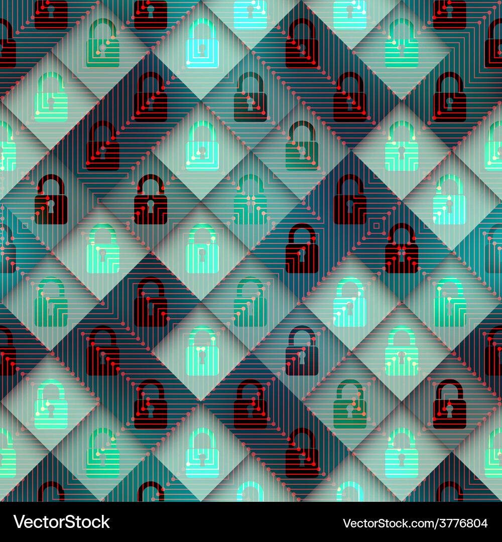 Security matrix pattern Vector Image