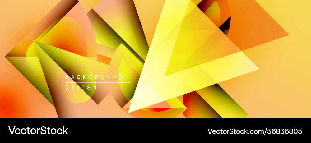 Abstract geometric shapes overlap creating Abstract geometric shapes overlap creating Vector Image