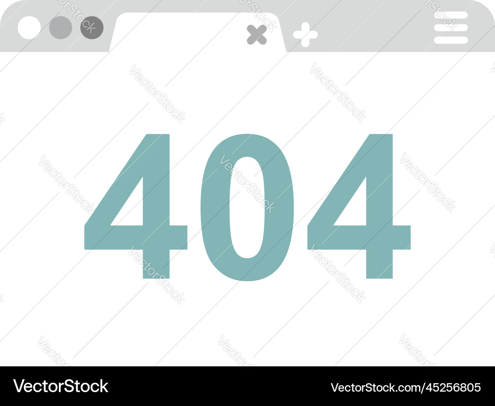 Browser error icon flat window computer Browser error icon flat window computer Vector Image