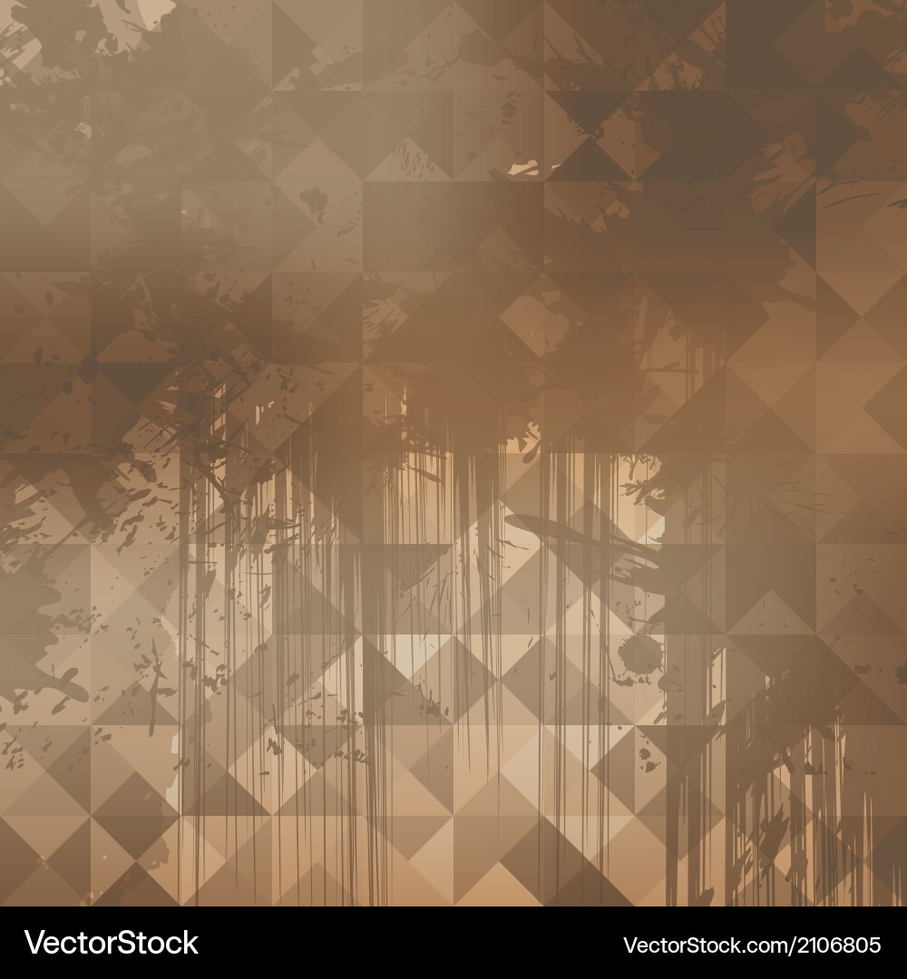 Retro triangle background vector image
