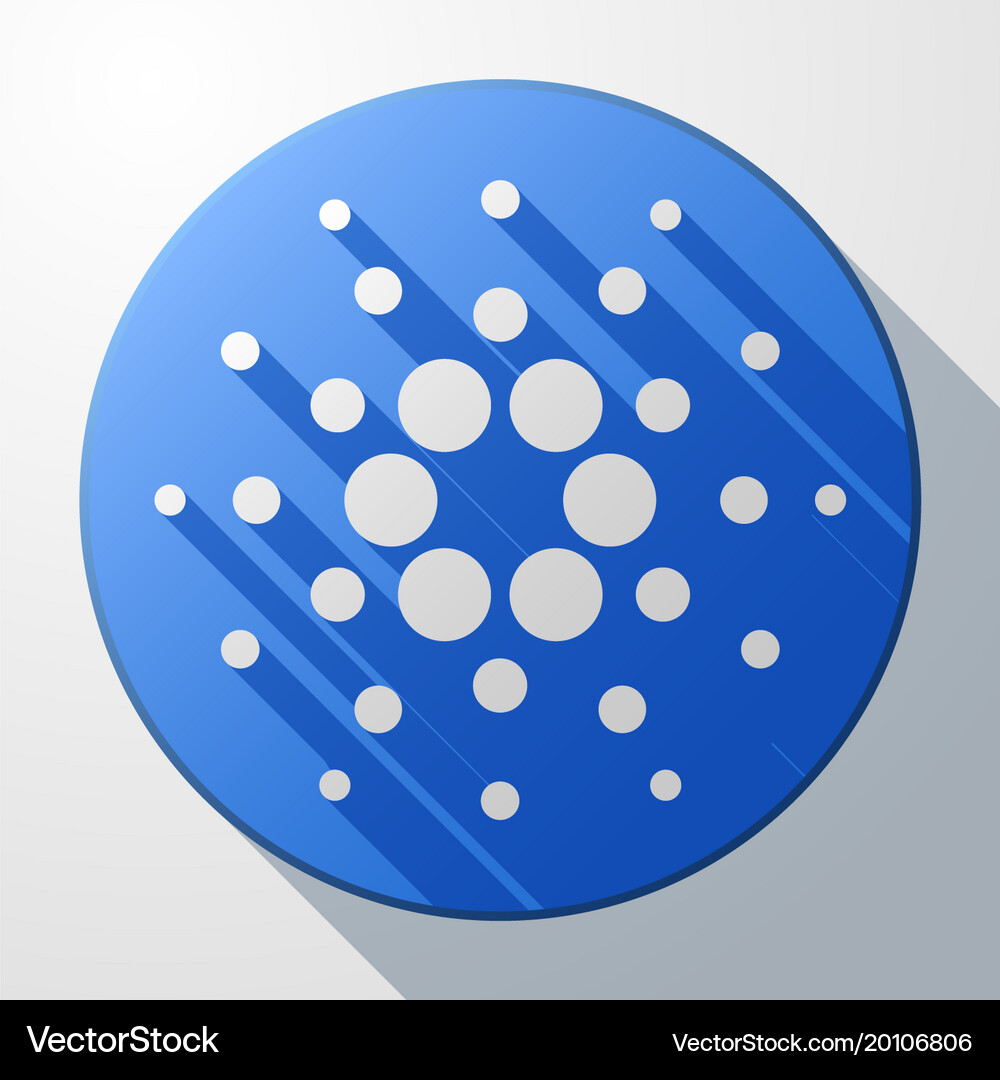 Cardano ADA Cryptocurrency Icon – Royalty-Free Vector | VectorStock
