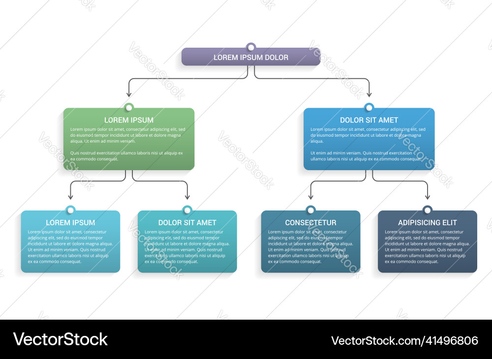 Process Flowchart Template vector image